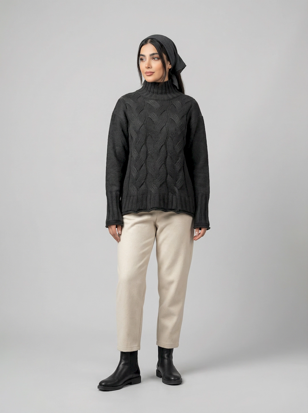 بلوز یقه اسکی زنانه 3683